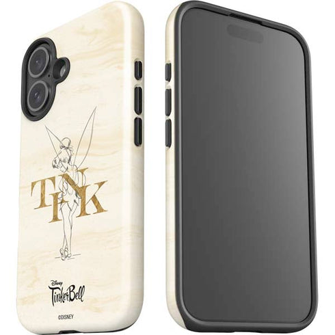 Disney Tinker Bell Tink Magic Pencil Art iPhone 16 Impact Case